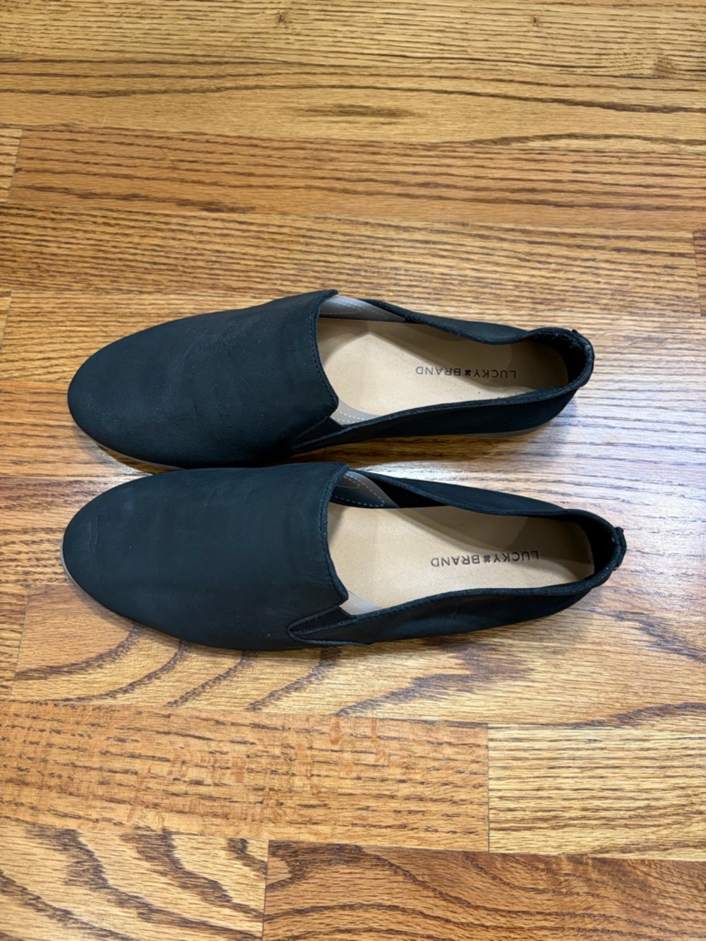 Lucky Brand Black Slip-On Loafers - Picture 2 of 6